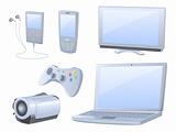 High detailed media devices set