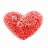  Sugar candy Valentine's hearts isolated on white background