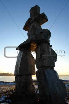 Rock Sculpture in Vancouver