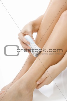 shaving legs