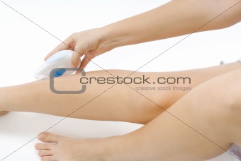 shaving legs