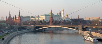 Kremlin daytime panorama high eyepoint