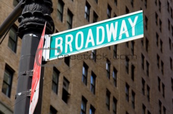 Broadway Street Street Sign