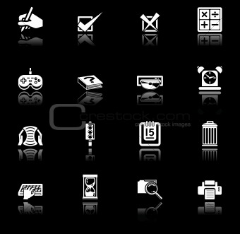 Applications icon series set