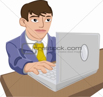 laptop business man