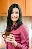 businesswoman with coffee