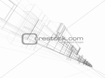 wireframe abstract
