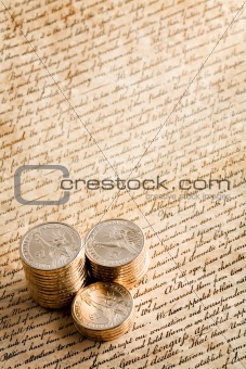 Dollar Coin on Declaration