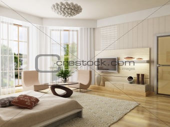 bedroom interior rendering