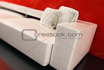 modern couch 3D rendering