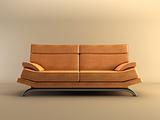 modern leather couch