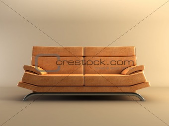 modern leather couch