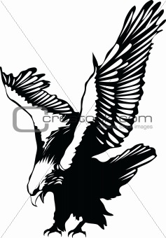 Eagle Flying Tattoo