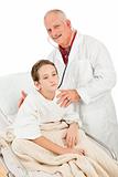 Pediatrician Examines Little Boy