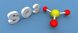 sulfur trioxide molecule