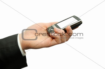 hands with communicator