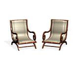 Two isolated armchairs