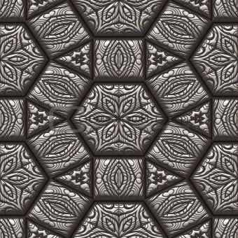 pattern pewter metal