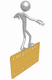 Balancing On Gold Credit Card