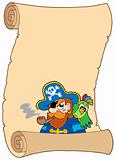 Old pirate scroll