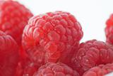Macro of Raspberries