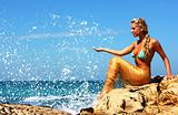 Mermaid at beach