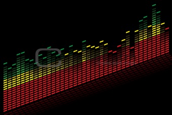 Graphic equalizer - Vector image