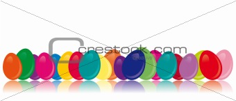 Easter eggs - Vector image