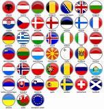 european flags shiny