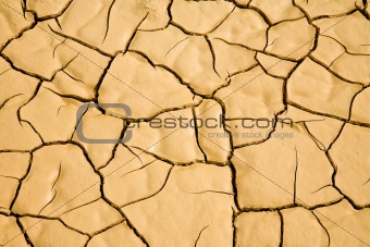 Desert Floor Natural Cracked Pattern Background