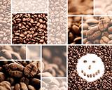 coffee collage
