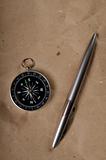 Compass and pen
