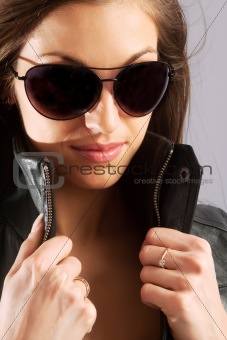 Female in sunglasses