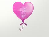 PINK RIBBON BREAST CANCER HEART
