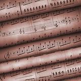 roll old musical notes