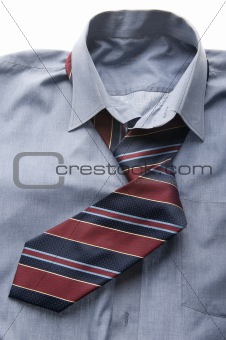 shirt and tie macro
