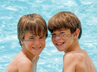 Boys at the Pool