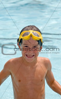 Boy at the Pool