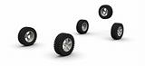 Four new off-road car wheels