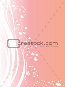 abstract valentine vector wallpaper