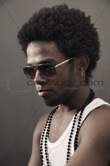 African male model