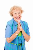 Cellphone Senior Woman - Ecstatic