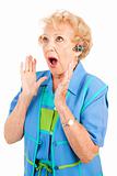 Cellphone Senior Woman - Shocking News
