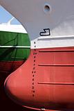 Ship In Drydock Abstract