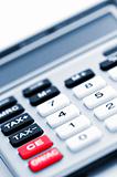 Tax calculator keypad