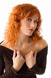 cute girl redhaired