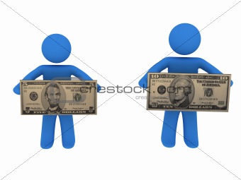 Persons with money