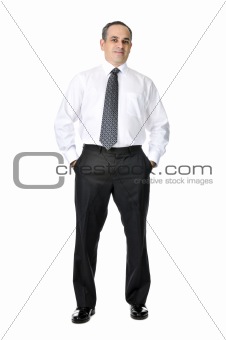 Business man in suit