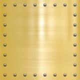 gold plate background
