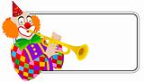 Clown the trumpeter